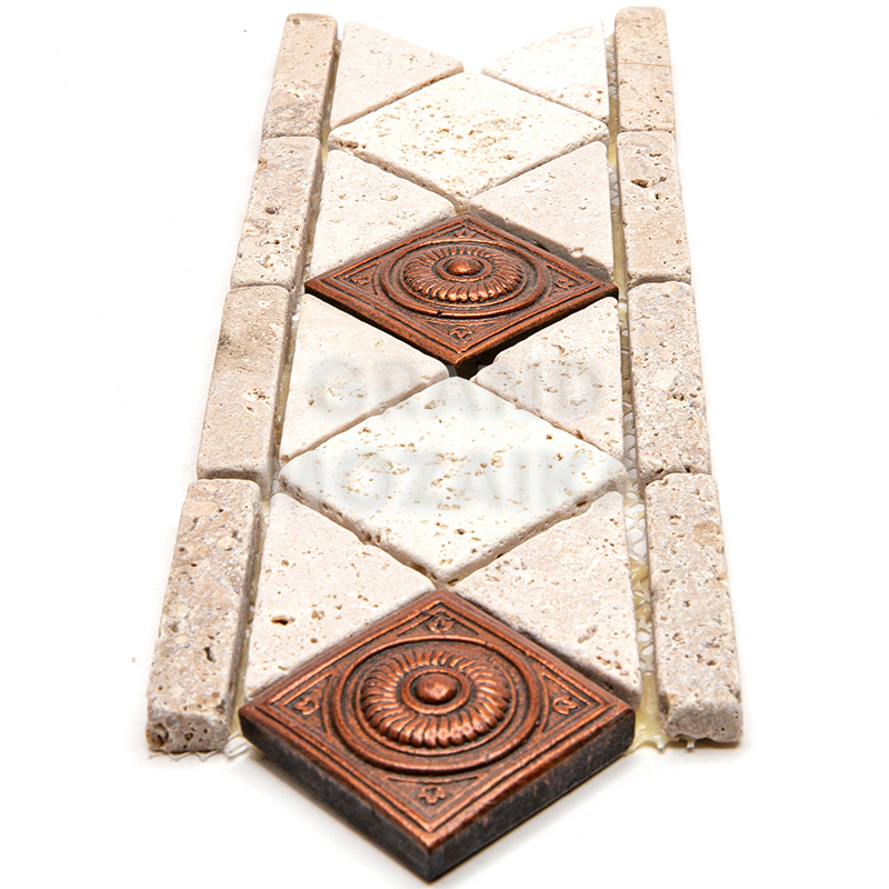 Бордюр мозаичный DS-200-2 серия Бордюры