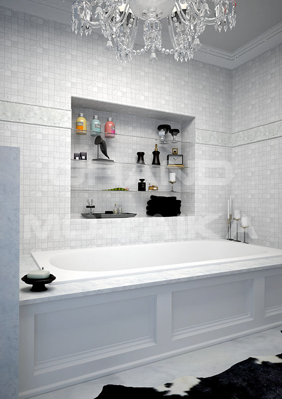 Мозаика 7M088-DP (Carrara) серия Paladium