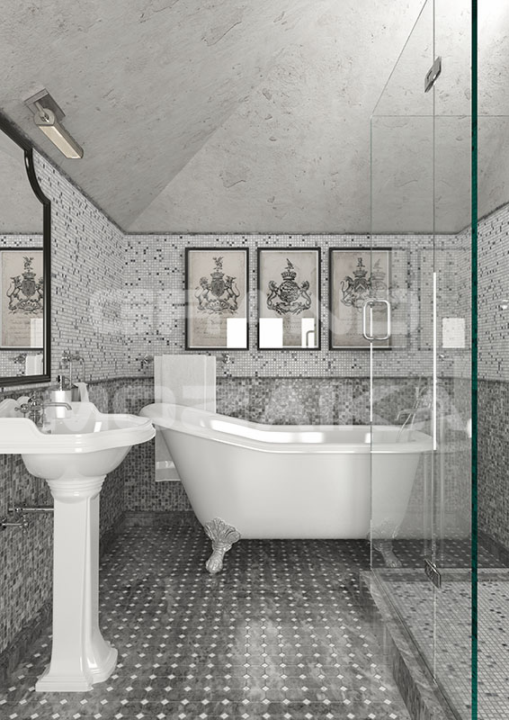 Мозаика 7M033-20P (Bardiglio Nuvolato) серия Adriatica