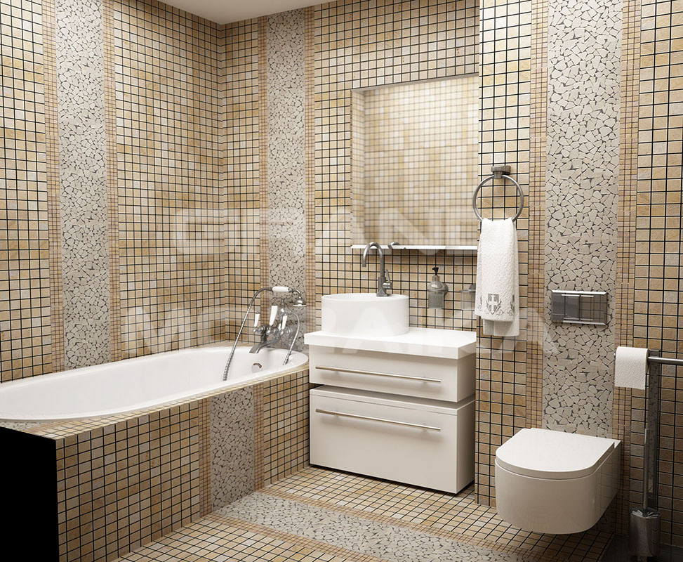 Мозаика M025-20P (Crema Marfil) серия Adriatica