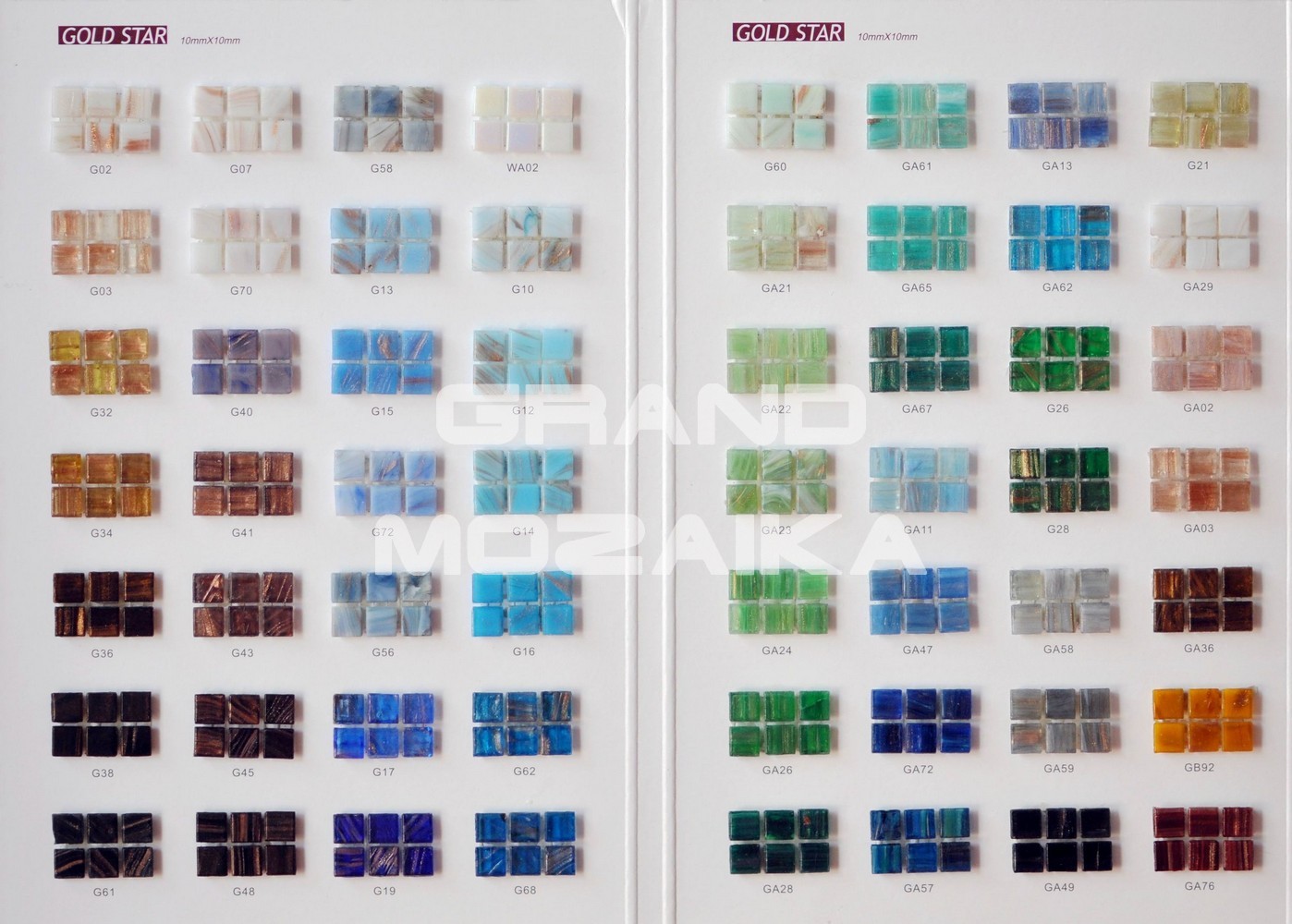Мозаика G32 (10x10) серия Goldstar