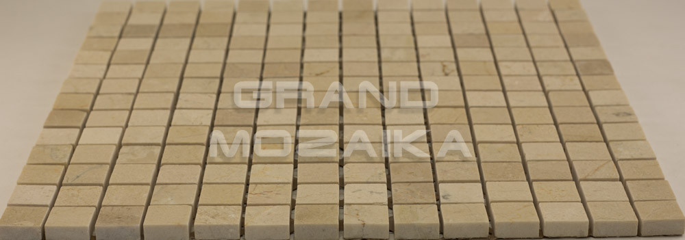 Мозаика АМ-10П (Crema Marfil) серия Marble