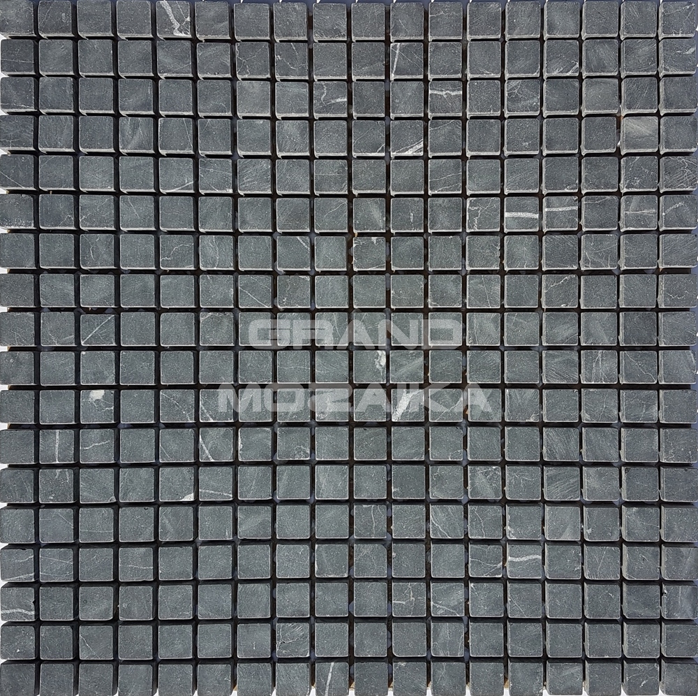 Мозаика АМ-8С (Nero Marquina) серия Marble