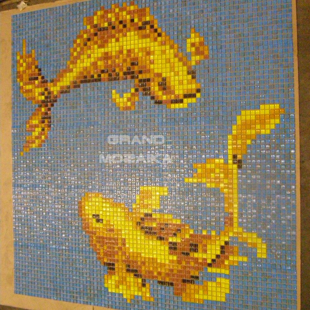 Панно Панно Две рыбки серия Панно Rose