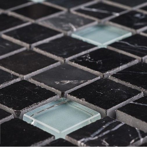 Мозаика Nero+D05 серия Elegant