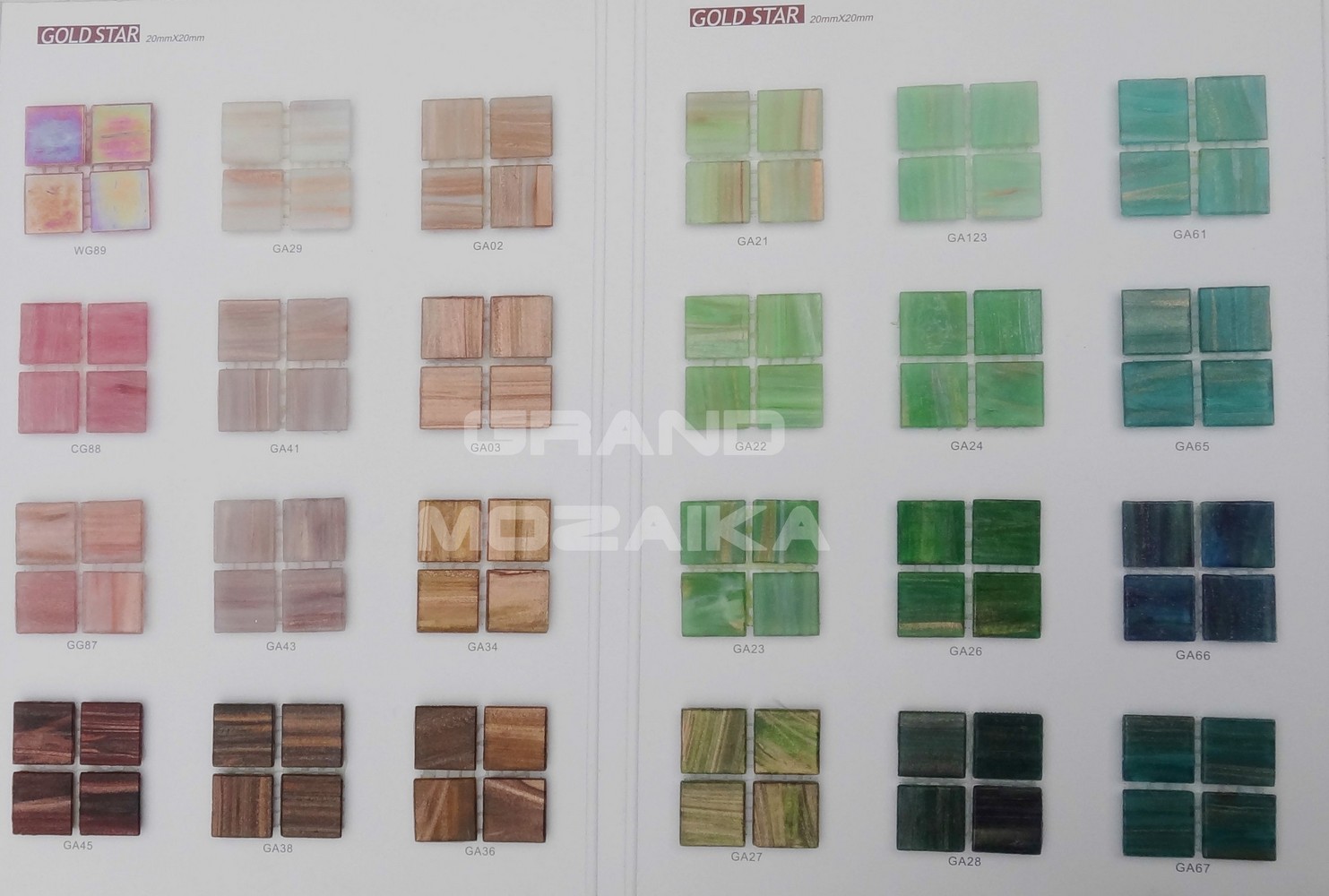 Мозаика GA66 серия Goldstar