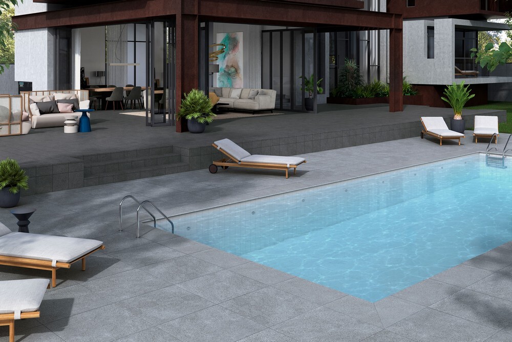 Плитка BASE MILAN GRIS ANTISLIP Плитка 33х33 серия Milan Gris