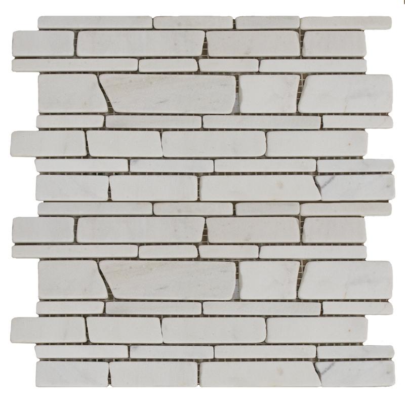 Мозаика Broken White серия Wild Stone