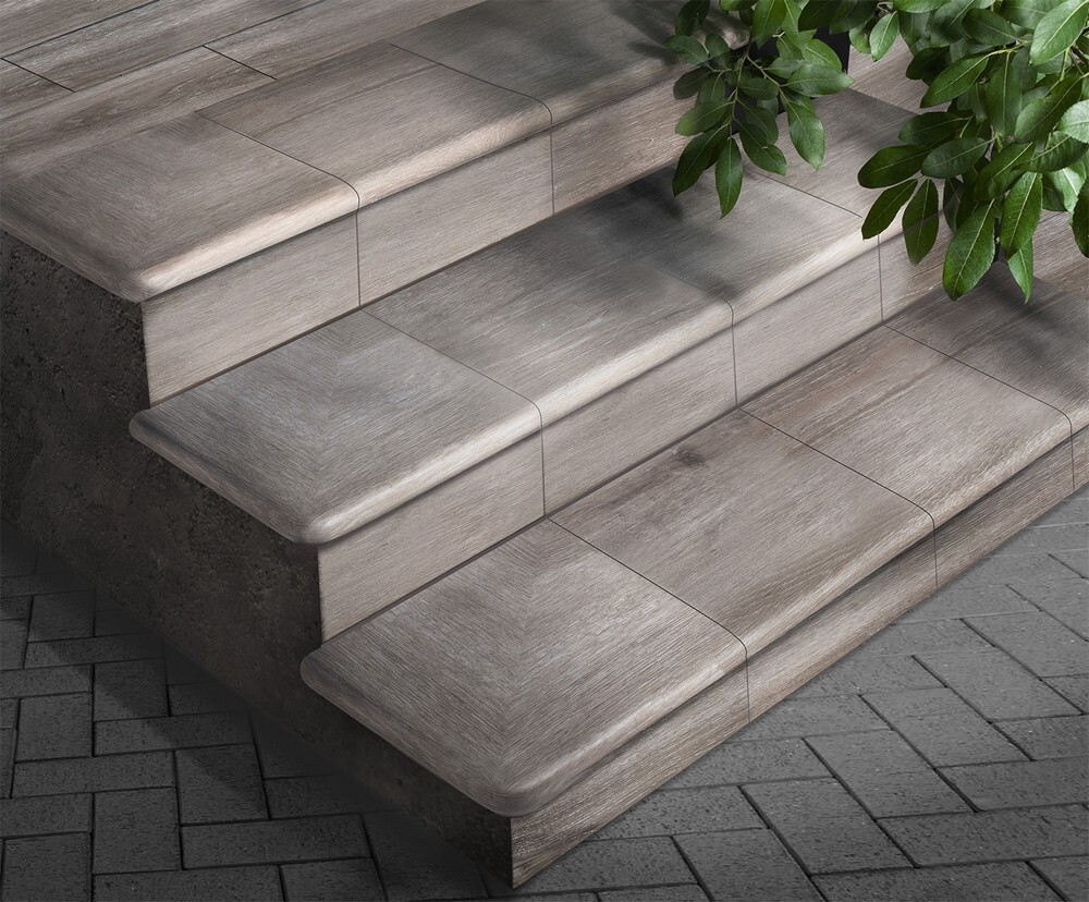 Ступени PELDANO FOREST ARGENT Фронтальная ступень 33x33x4 серия Forest Argent