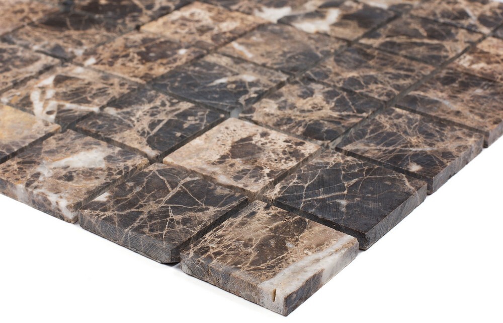 Мозаика Dark Emperador Matt 48x48 серия Wild Stone