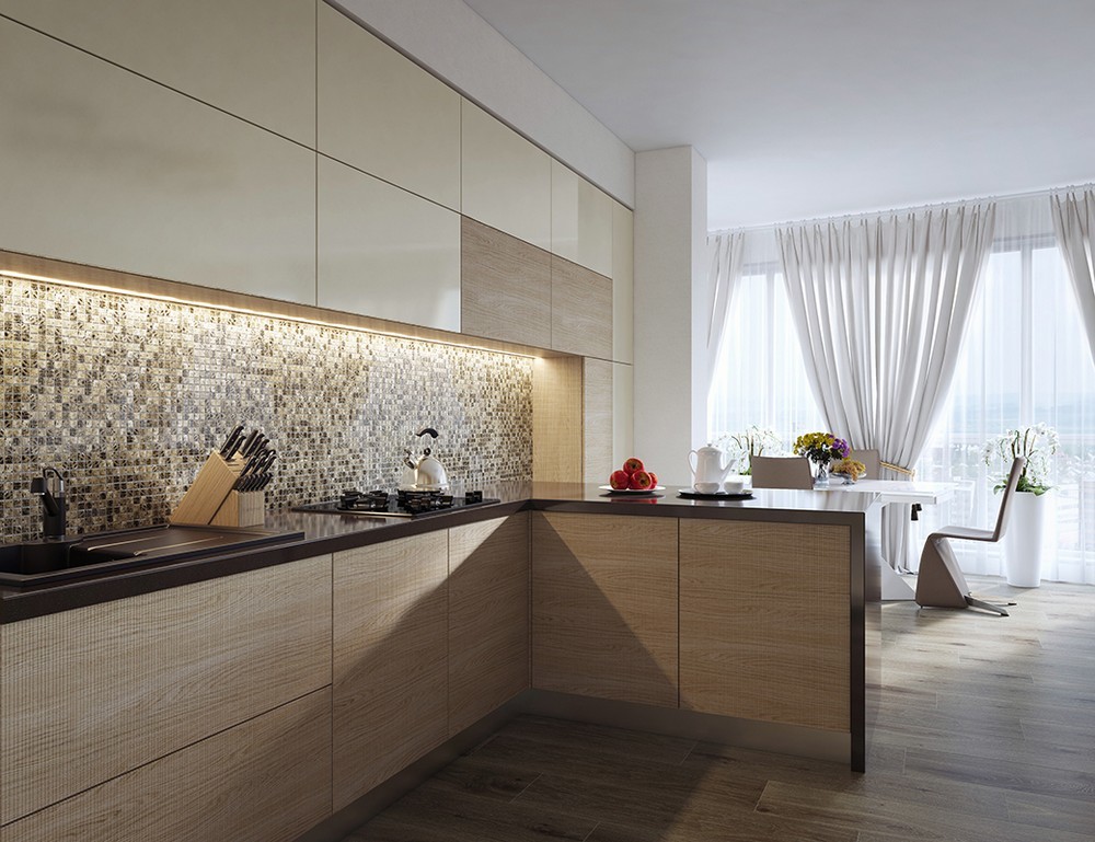 Мозаика Dark Emperador Polished 20X20 серия Wild Stone