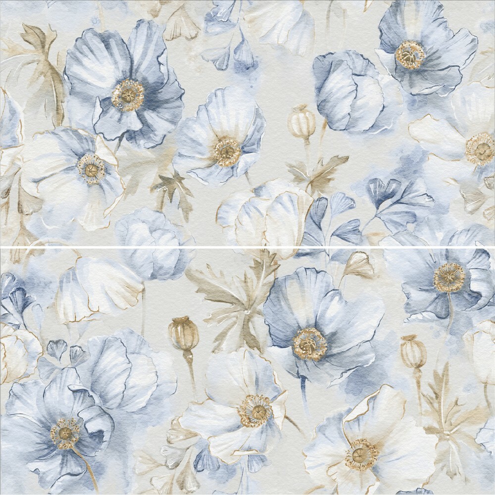 Плитка Elite Bluebell Decor A+B 60x120 Matt (2 шт в компл) серия Decors S