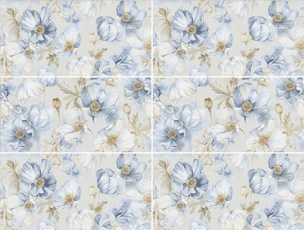 Плитка Elite Bluebell Decor A+B 60x120 Matt (2 шт в компл) серия Decors S