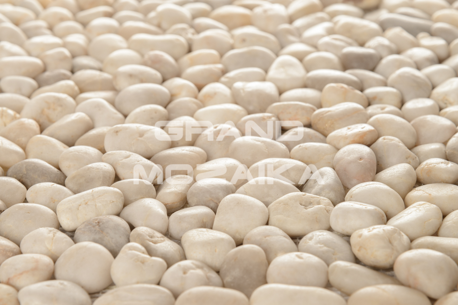 Мозаика 052390 MS00-1S ГАЛЬКА слоновая кость серия Nature