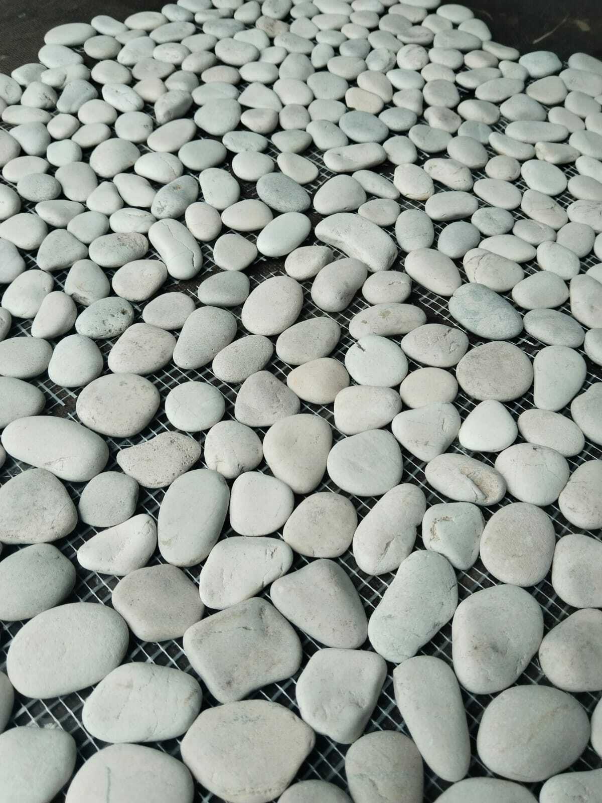 Мозаика 052348 MS8001 ГАЛЬКА белая серия Nature