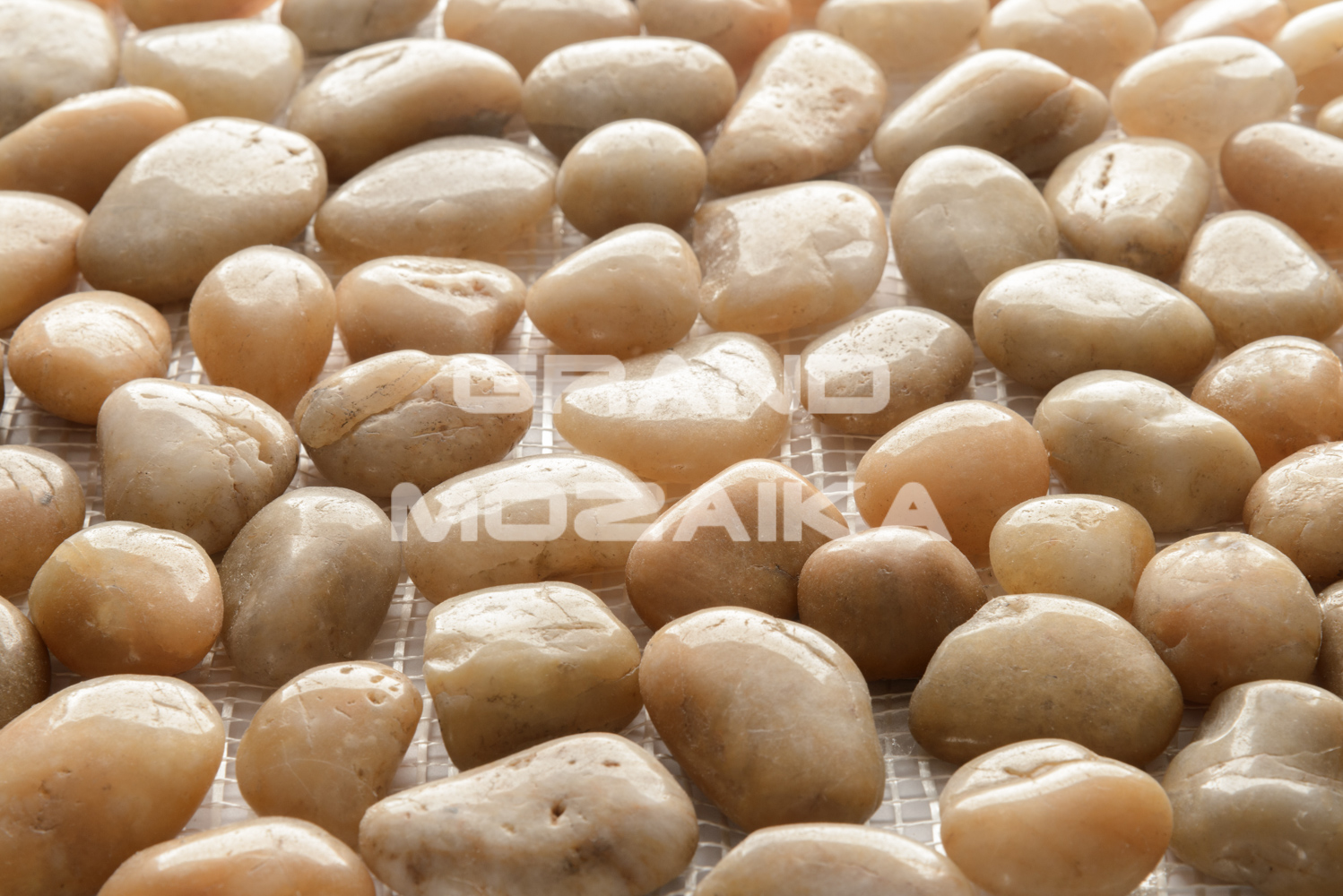 Мозаика 052350 MS00-6HP ГАЛЬКА ГЛАМУР-ГЛЯНЕЦ шлифованная серия Nature