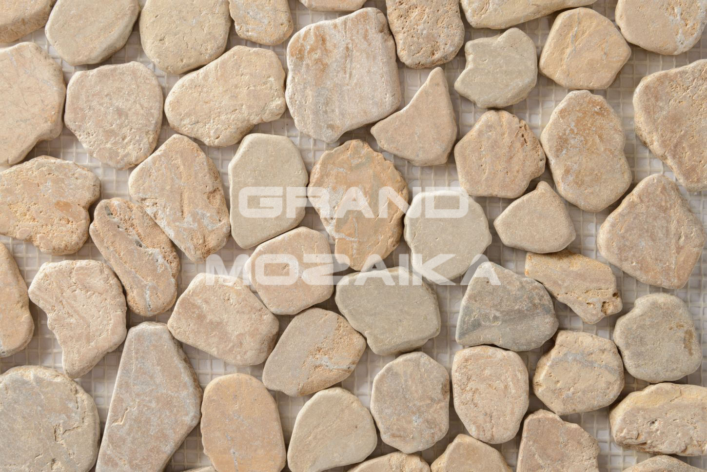 Мозаика 052369 MS9005 BC МРАМОР песочный круглый серия Nature