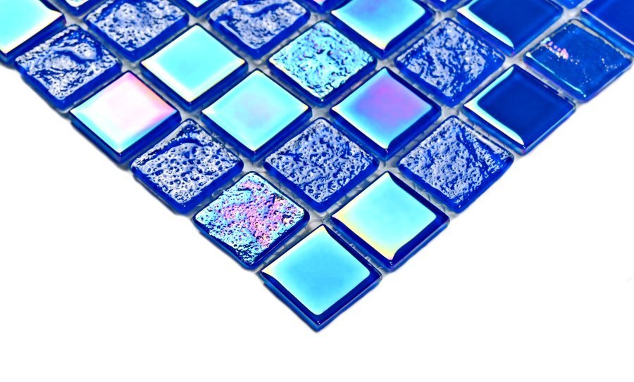 Мозаика Bondi dark blue-25 серия Crystal Bona