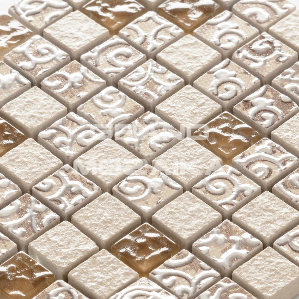 Мозаика Dreams Beige серия Glass-Stone