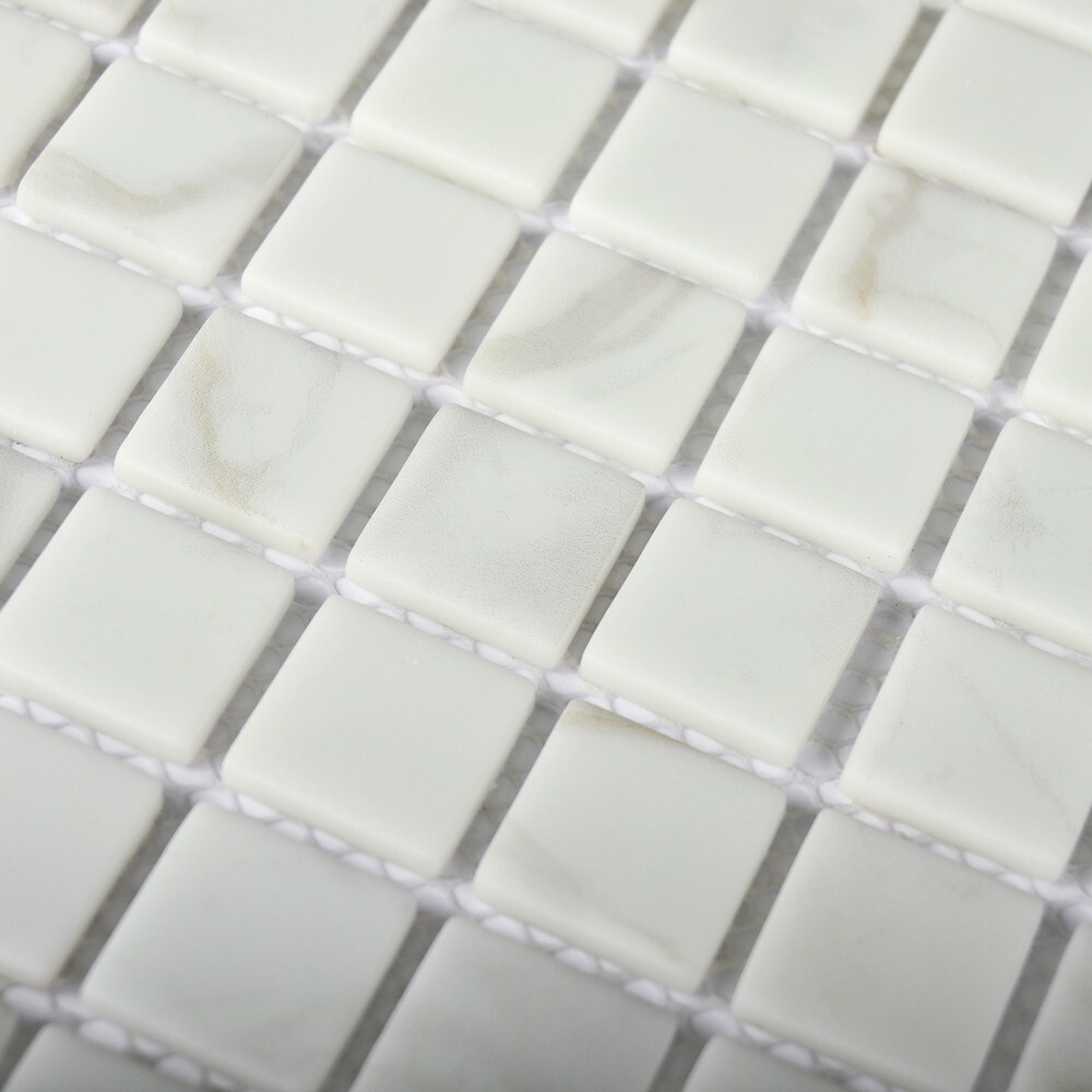 Мозаика Mia white серия Misti Glass