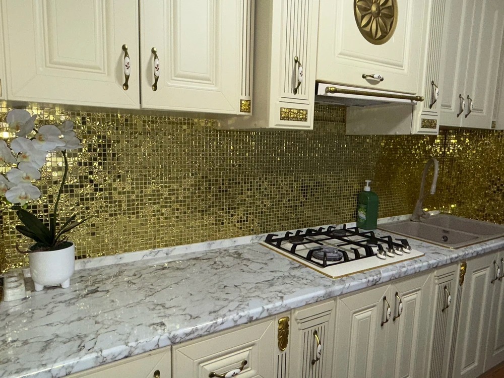 Мозаика Mirror gold серия Shik