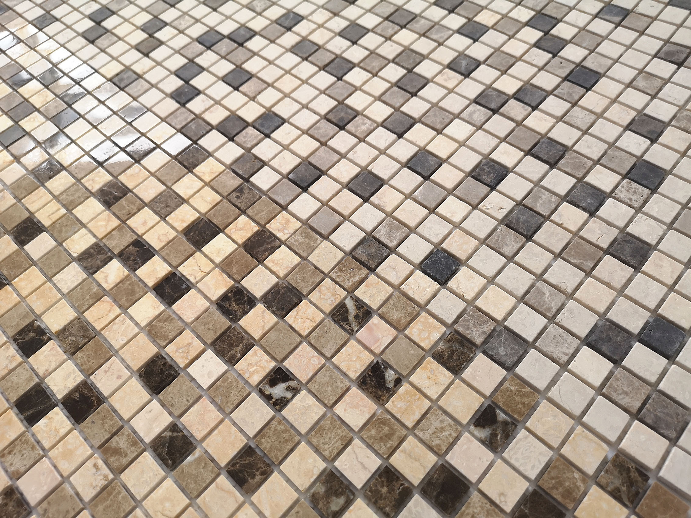 Мозаика Pietra Mix 1 MAT 15x15х4 серия Pietrine Slim