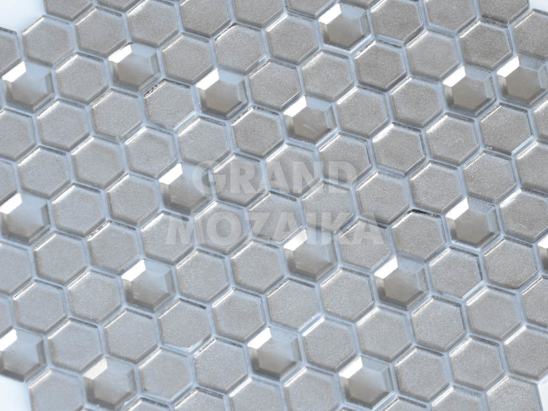 Мозаика Argento grani hex серия Alchimia