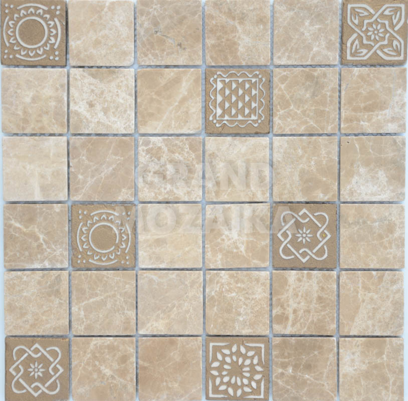 Мозаика Art Emperador Light серия Art Stone