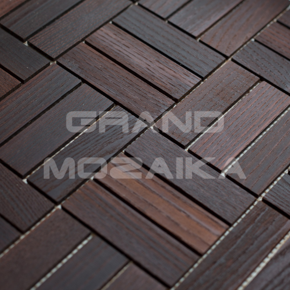 Мозаика Паркет термоясень серия Tarsi 2D