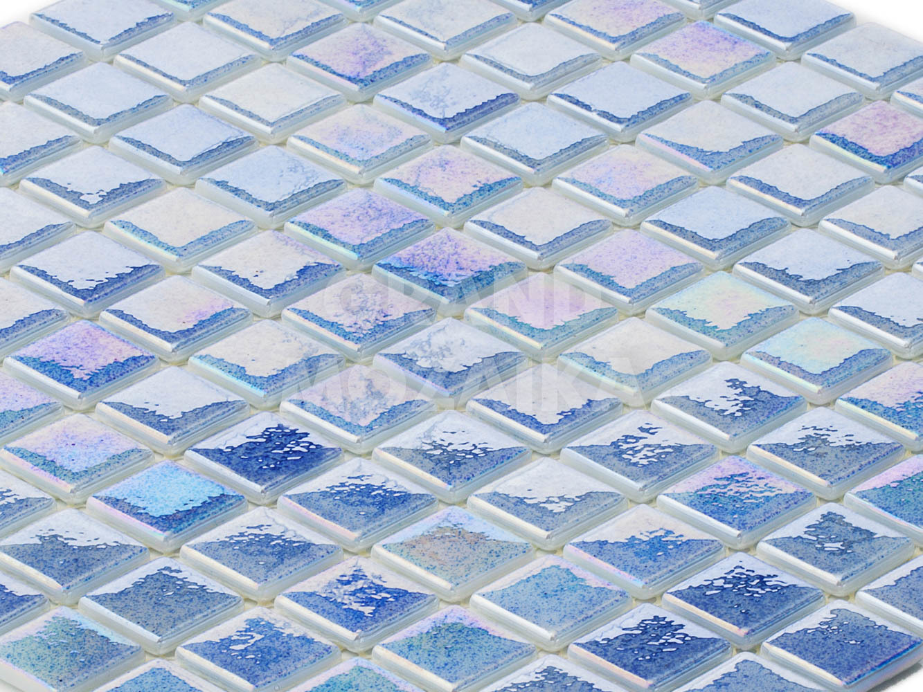 Мозаика Blue PWPL25503 серия Glass Mosaic