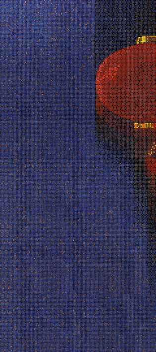 Панно Lanterns Blue A серия Decorations