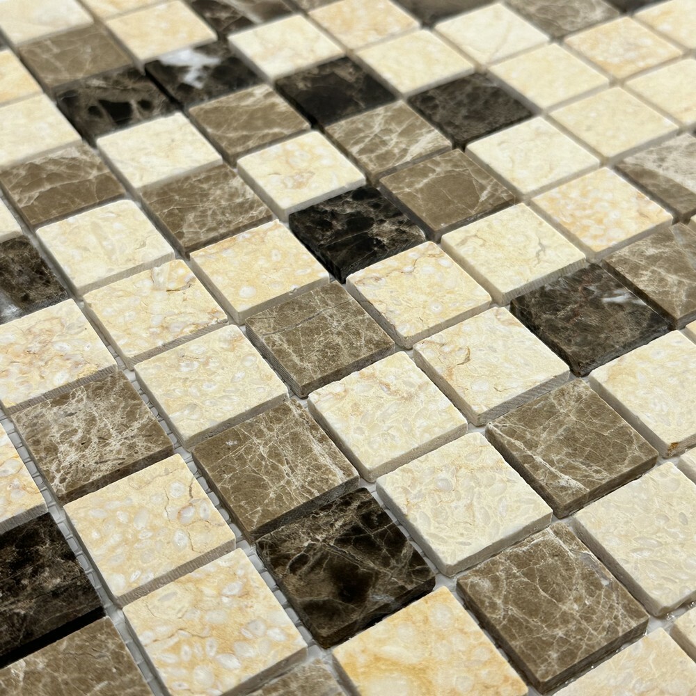 Мозаика MIX STONE 1 POL 23x23 серия Marble Stone