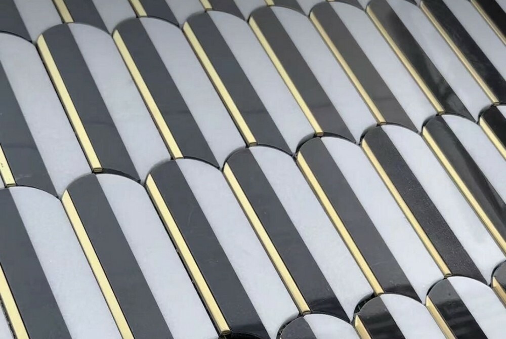 Мозаика PIANO BLACK серия Carpet Series