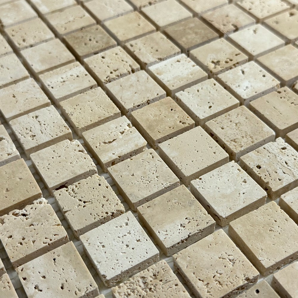 Мозаика TRAVERTINE BEIGE MAT 23x23 серия Marble Stone