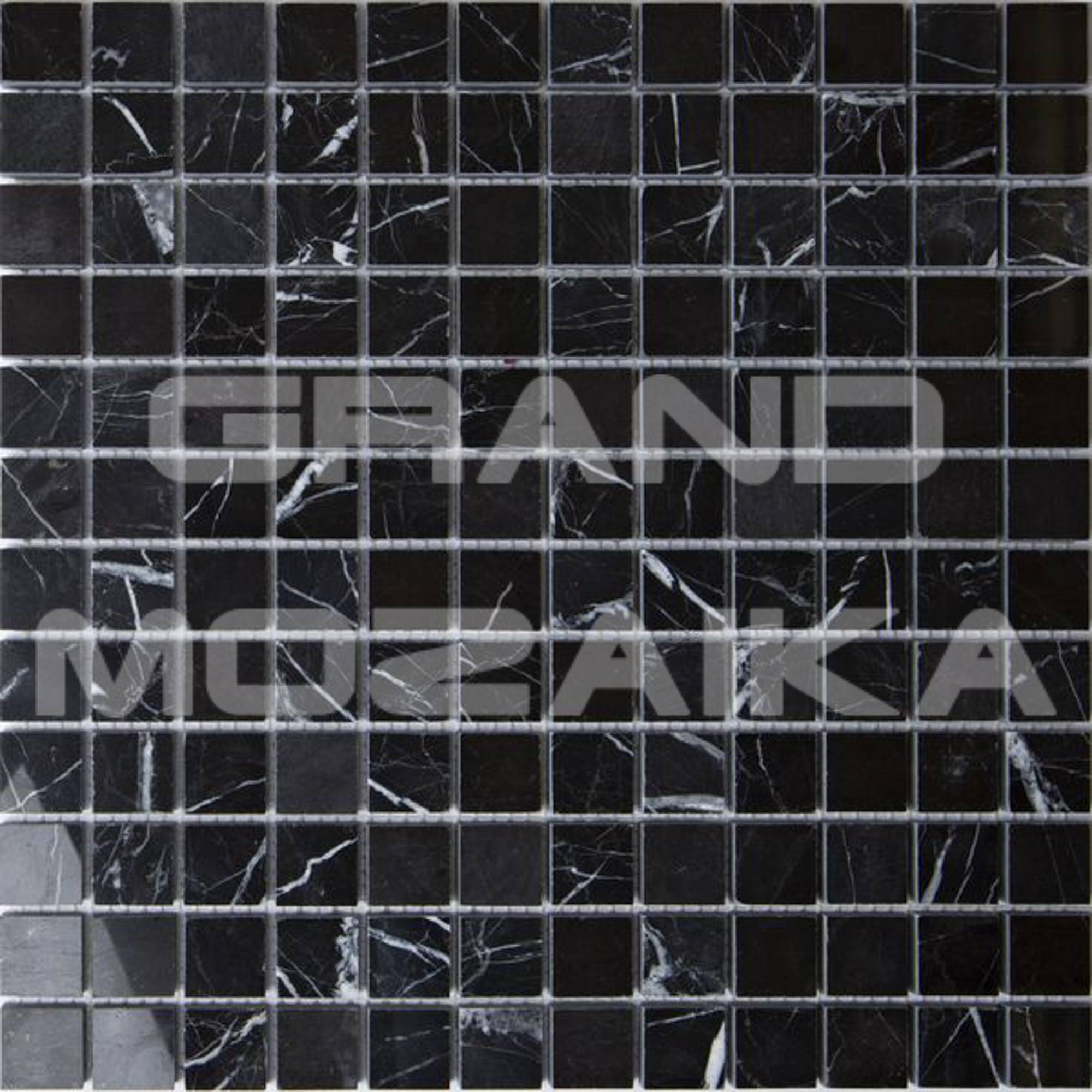 Мозаика BLACK SILK 23*23 серия Anatolian Stone